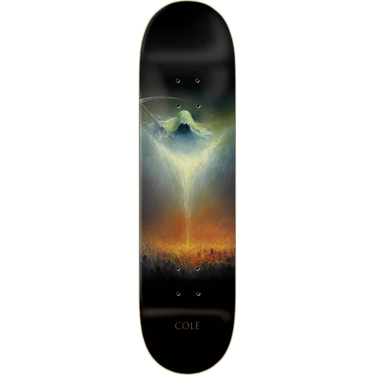 Zero Cole Angel of Death III Skateboard Deck - Black 8.25''
