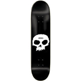 Zero Single Skull Custom Skateboard - Black 8.375"