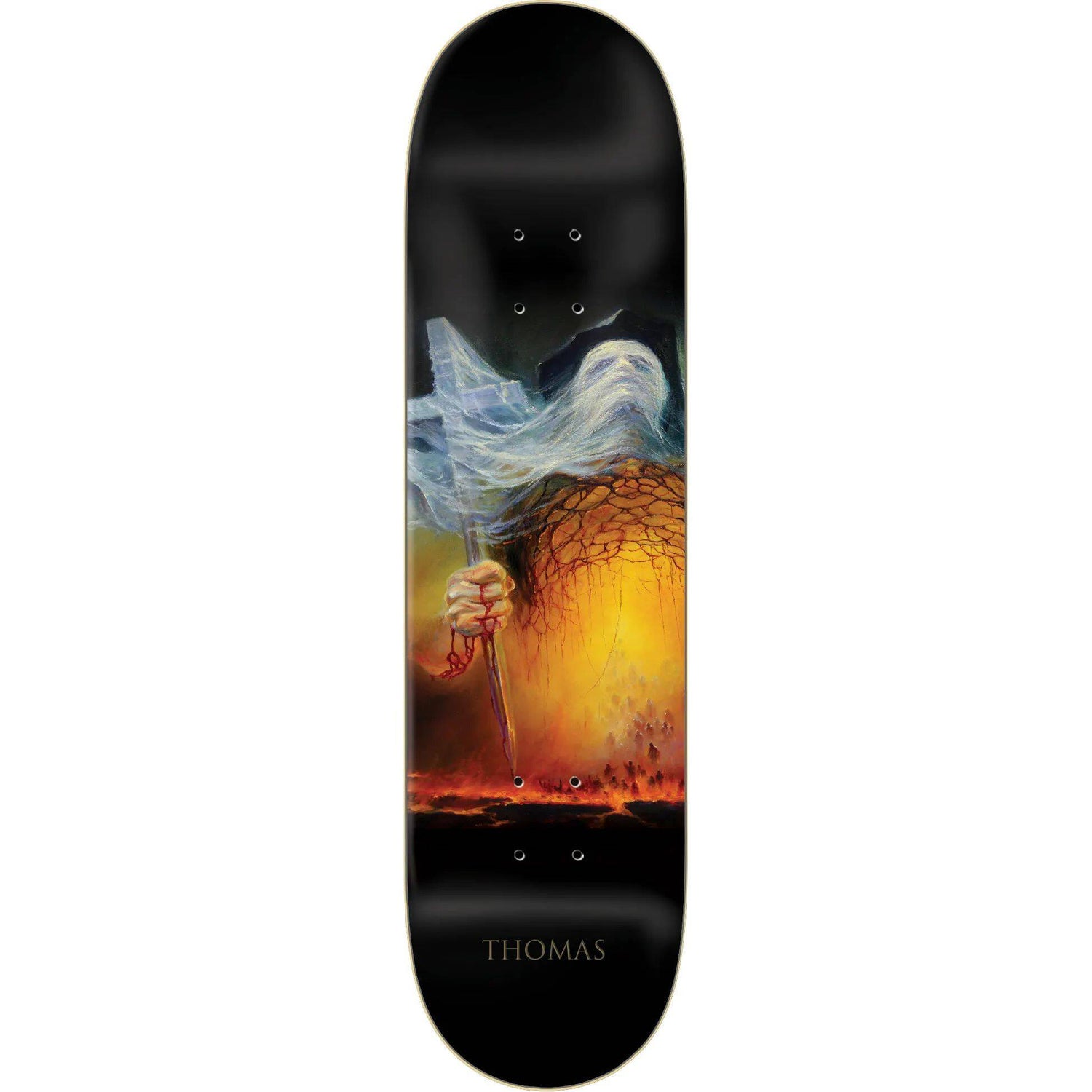 Zero Thomas Katharsis II Skateboard Deck - Black 8.5''