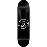 Zero x Bam Single Skull Skateboard Deck 8.25"