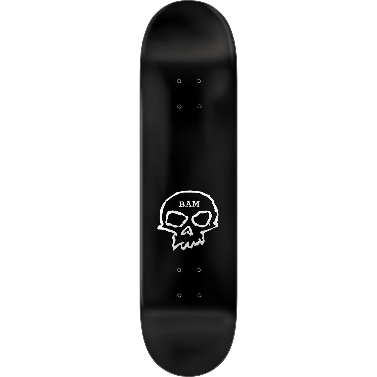 Zero x Bam Single Skull Skateboard Deck 8.5"