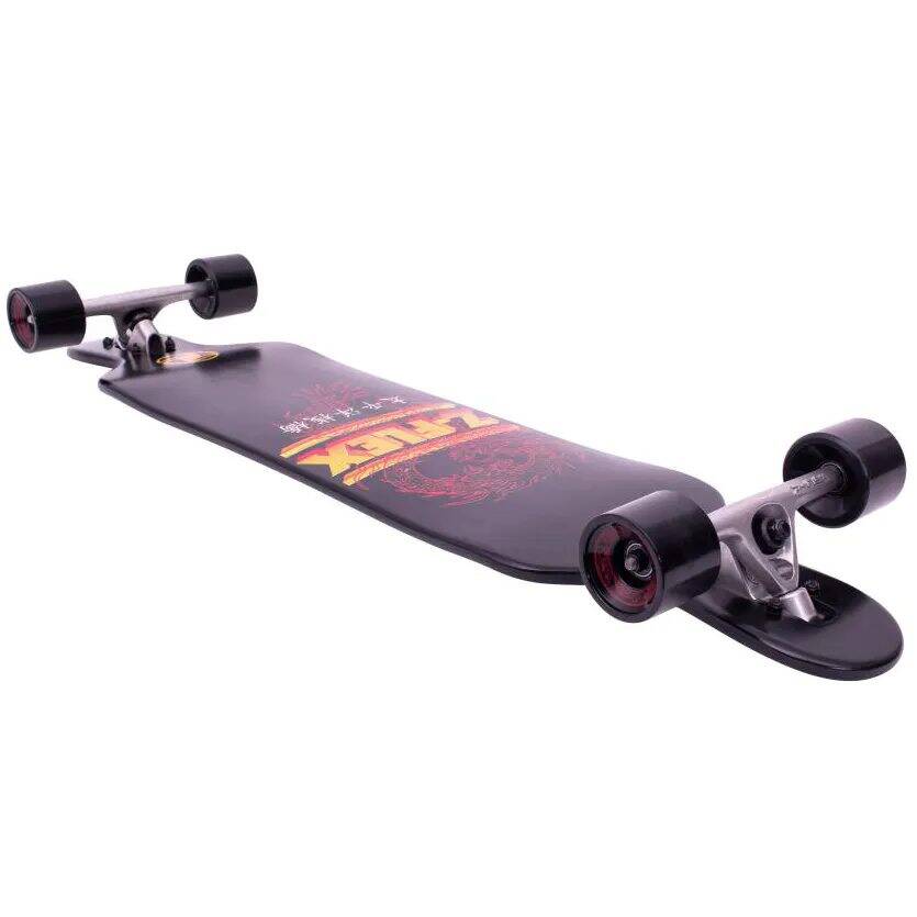 Z-Flex Dragon Drop Through Complete Longboard - Black 41''