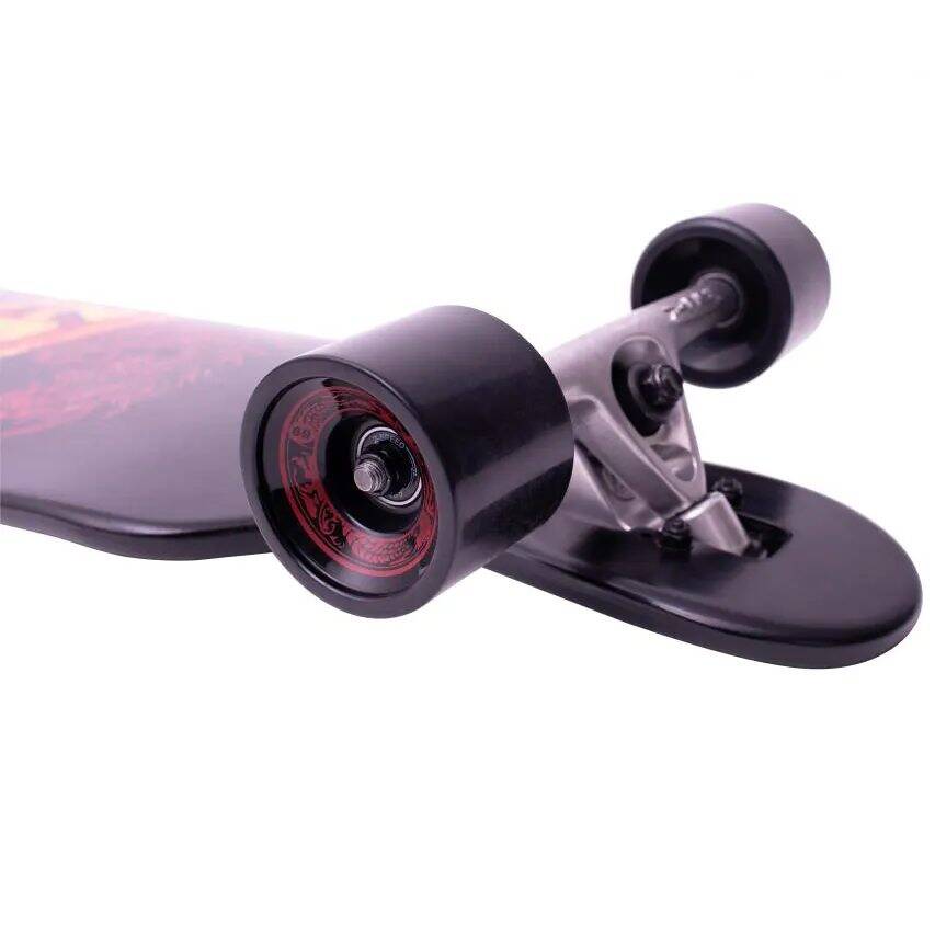 Z-Flex Dragon Drop Through Complete Longboard - Black 41''