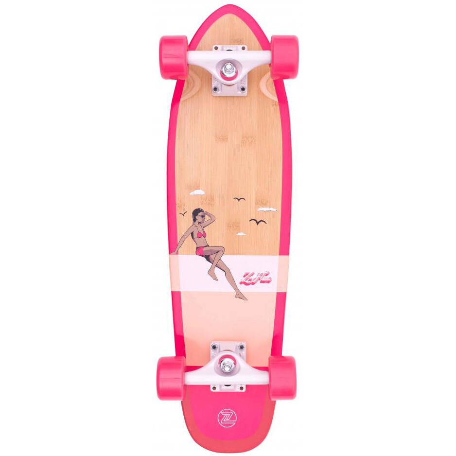 Z-Flex Bamboo Complete Cruiser - Pink 27''