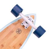 Z-Flex Bamboo Pintail Complete Longboard - Blue 38''