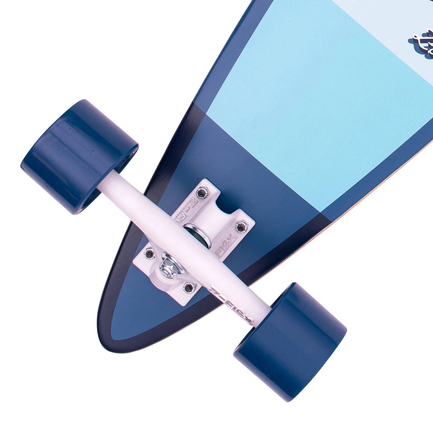 Z-Flex Bamboo Pintail Complete Longboard - Blue 38''