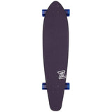 Z-Flex Metal Flake Roundtail Complete Longboard - Blue 38''