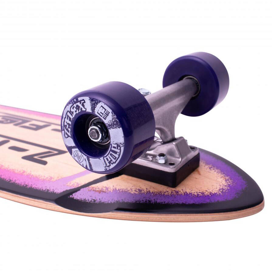 Z-Flex P.O.P Complete Cruiser Skateboard - Purple Fade 27''