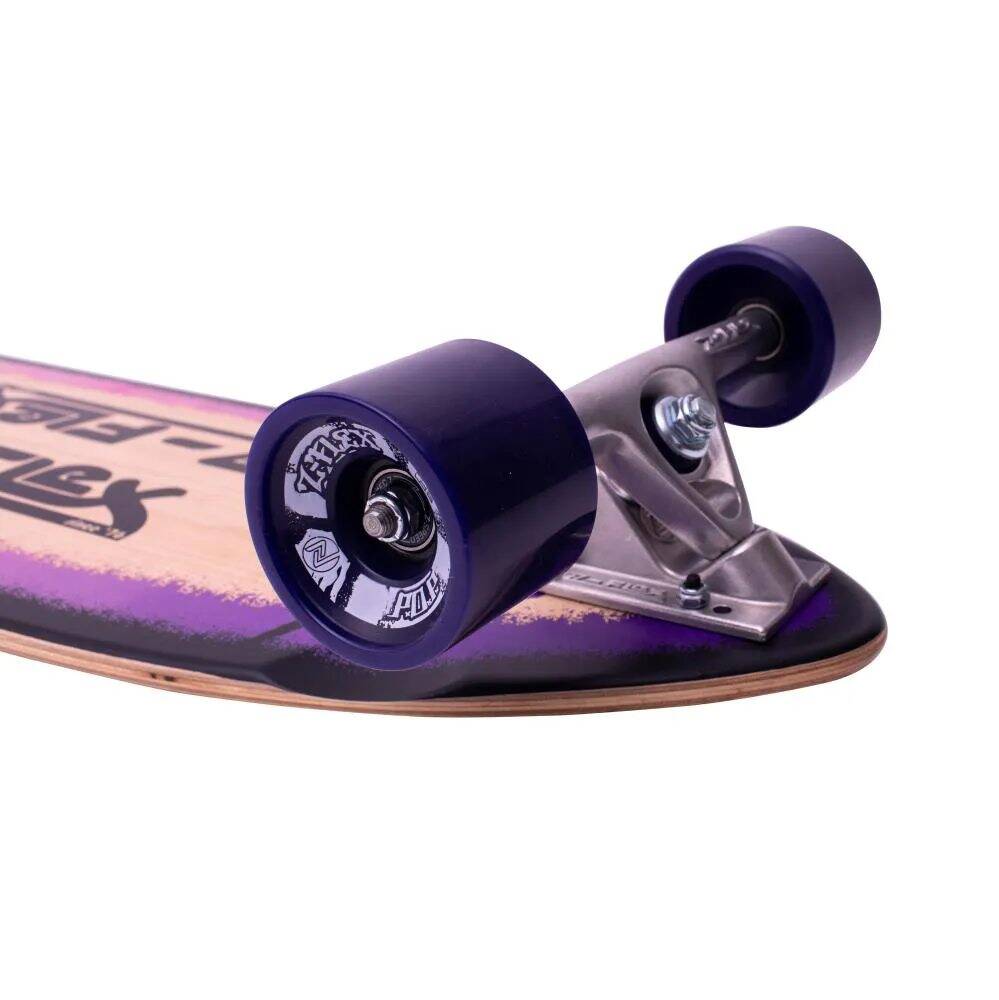 Z-Flex P.O.P Roundtail Complete Longboard - Purple 39''