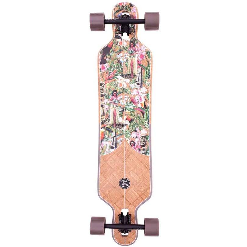 Z-Flex Banana Train Drop Through Complete Longboard - Multi 41.5"