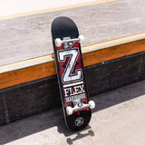 Z-Flex Bold Complete Skateboard - Black/Red 8''
