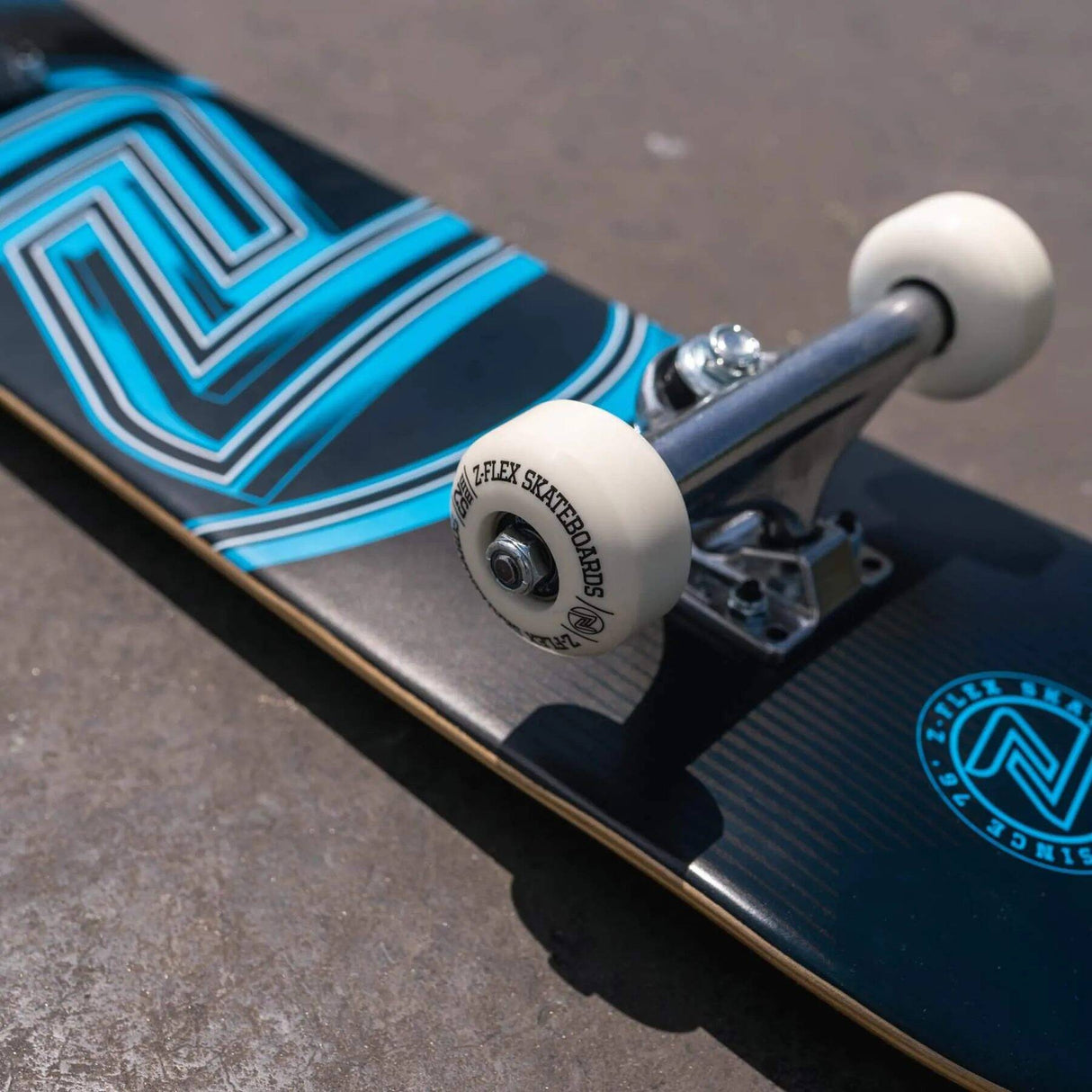 Z-Flex Mini Logo Complete Skateboard - Blue 7.25''