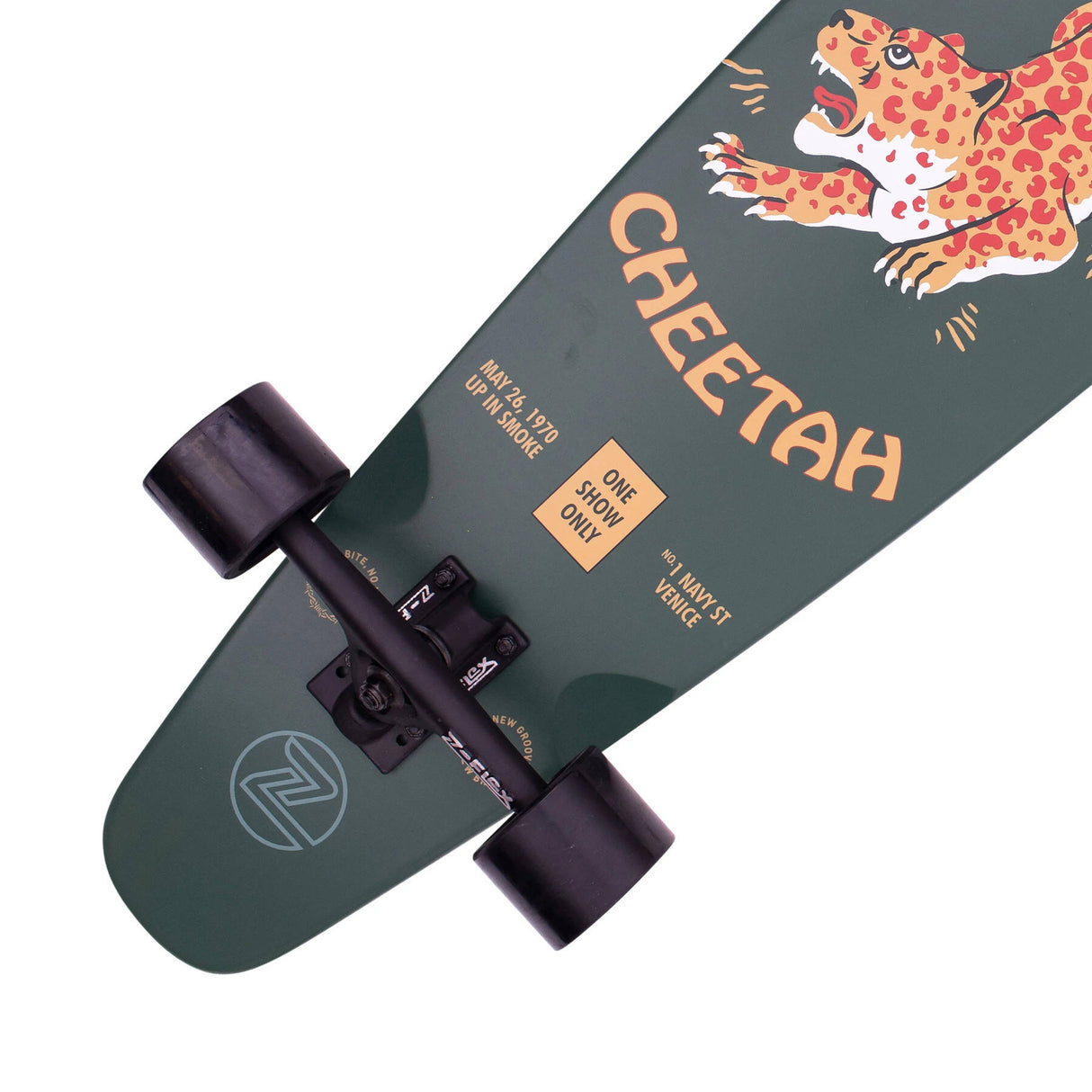 Z-Flex Aragon Cheetah Roundtail Complete Longboard - 38''