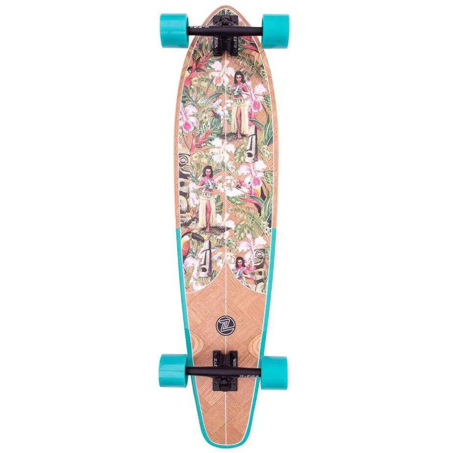 Z-Flex Banana Train Roundtail Complete Longboard - 39''