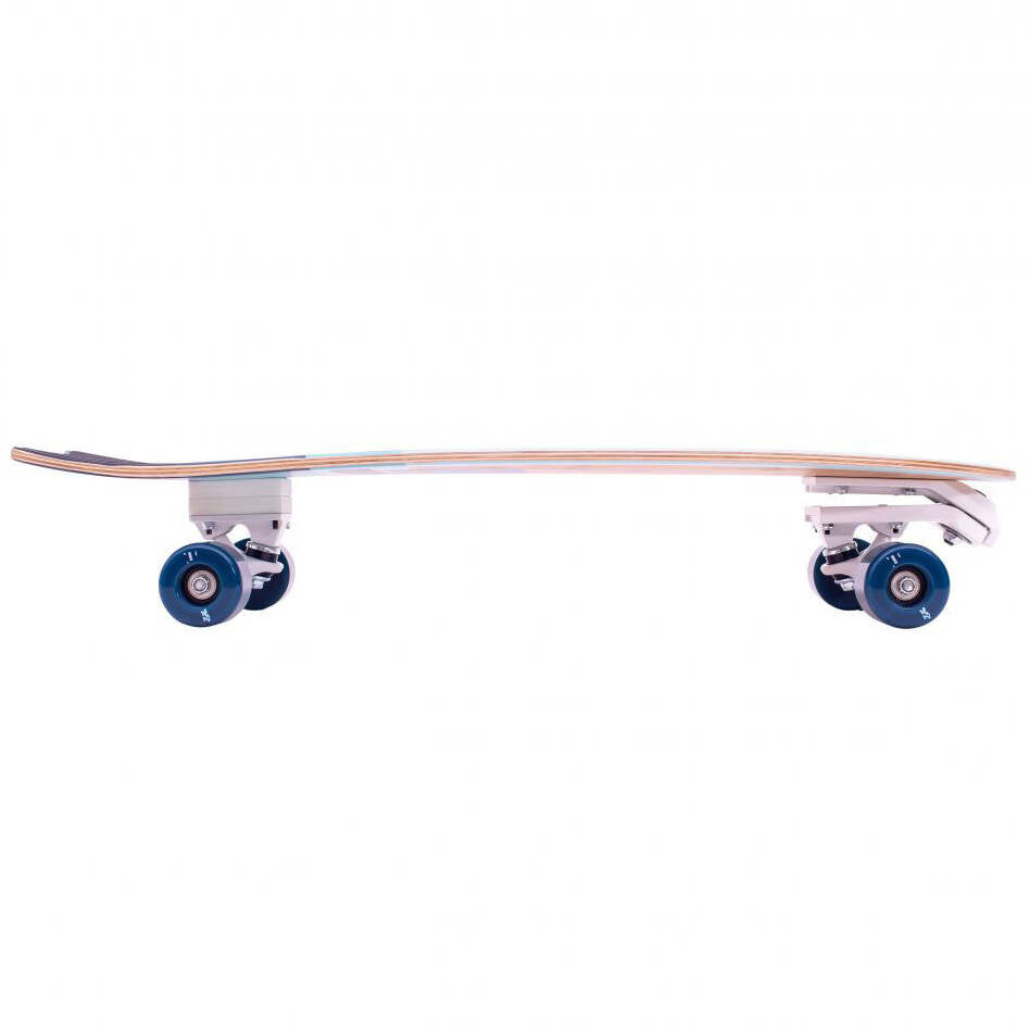 Z-Flex Bamboo Surfskate Fish Cruiser Complete Longboard - Blue 31''