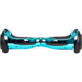 Zimx HB4 LED Wheels Balance Board - Chrome Blue/Turquoise