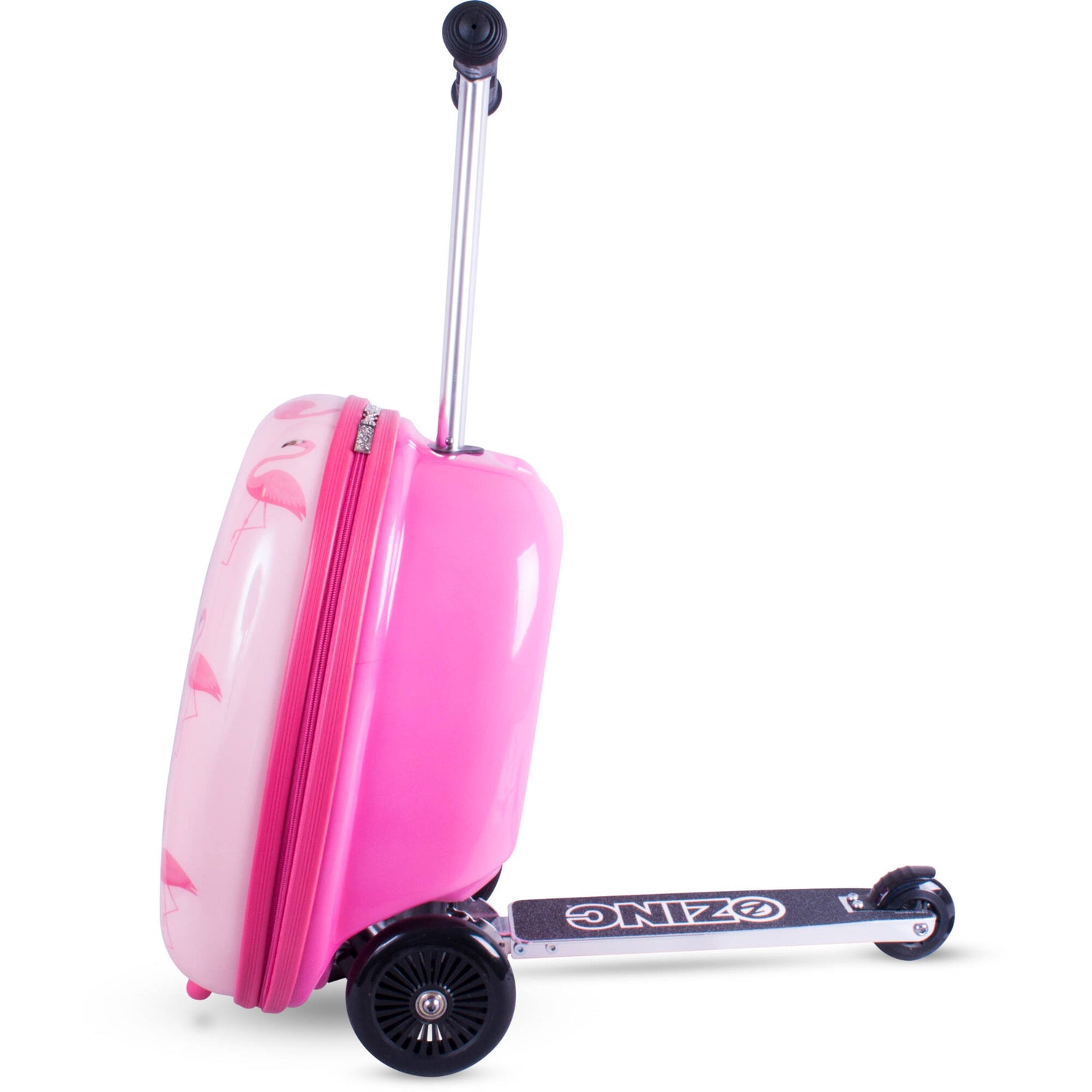 Zinc Flyte Midi Case Scooter - Fifi The Flamingo