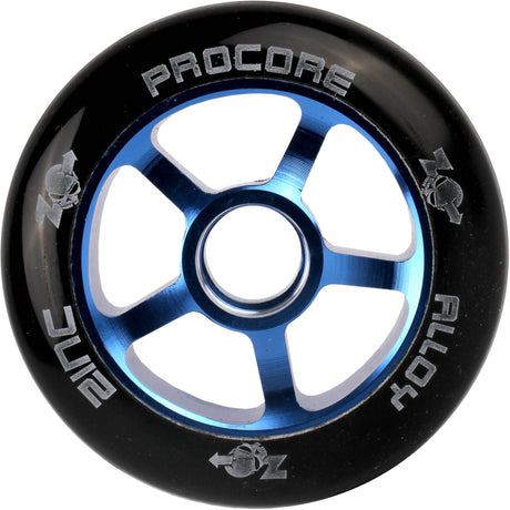 Zinc Pro Core Scooter Wheel 100mm - Blue (Pair)