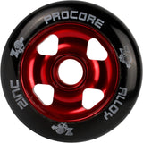 Zinc Pro Core Scooter Wheel 100mm - Red (Pair)