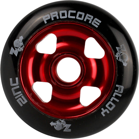 Zinc Pro Core Scooter Wheel 100mm - Red (Pair)