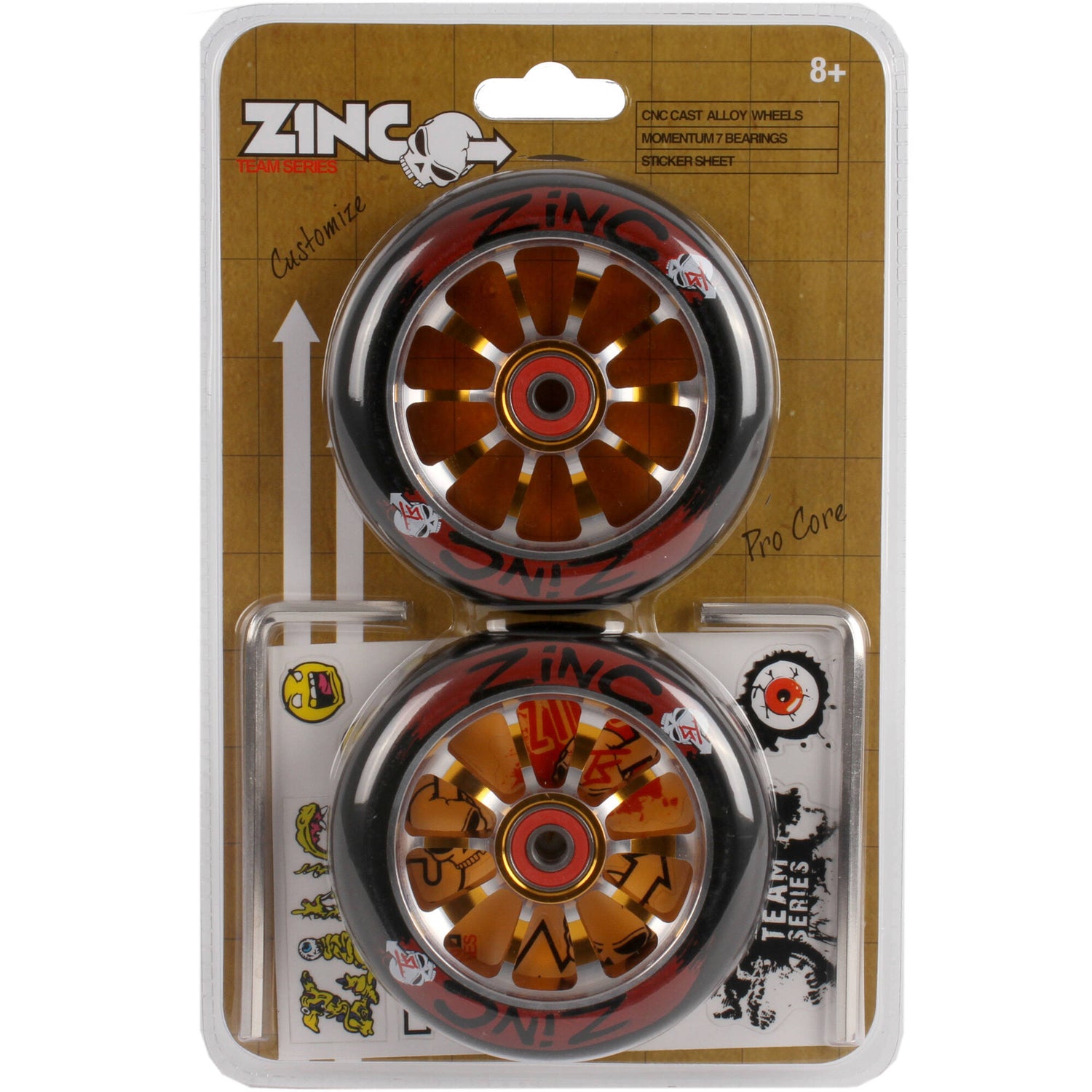 Zinc Team Series Accessory Set - Gold