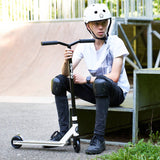 Zinc Backbone Stunt Scooter - Black