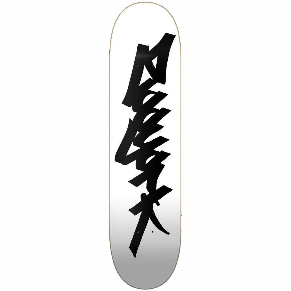Zoo York OG 95 Tag Skateboard Deck - White/Black 8.25"