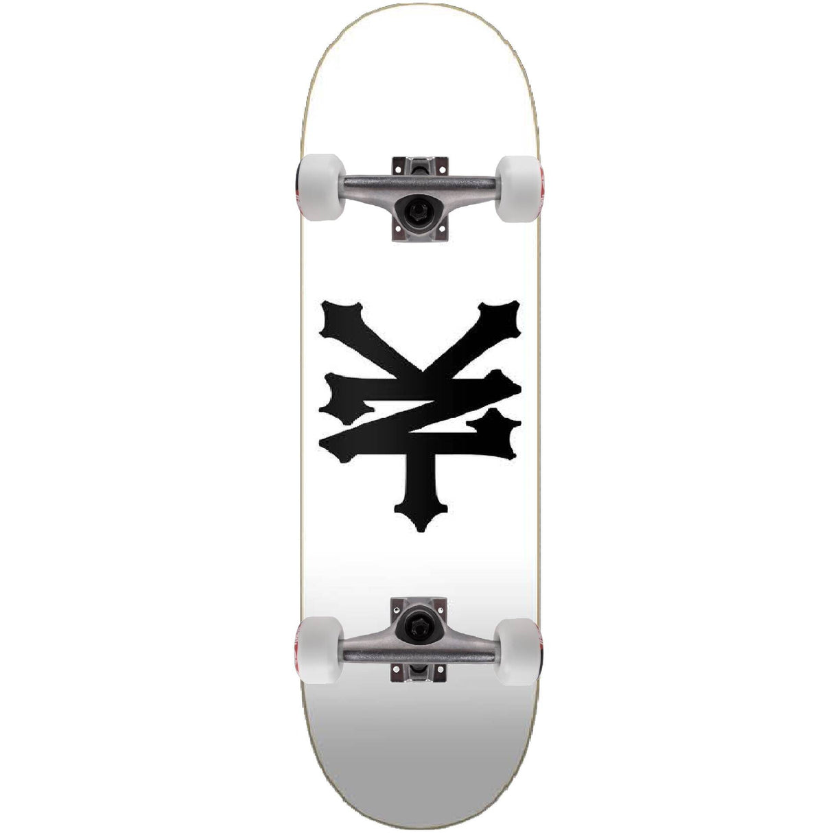 Zoo York OG 95 Crackerjack Custom Skateboard - White/Black 8.375"
