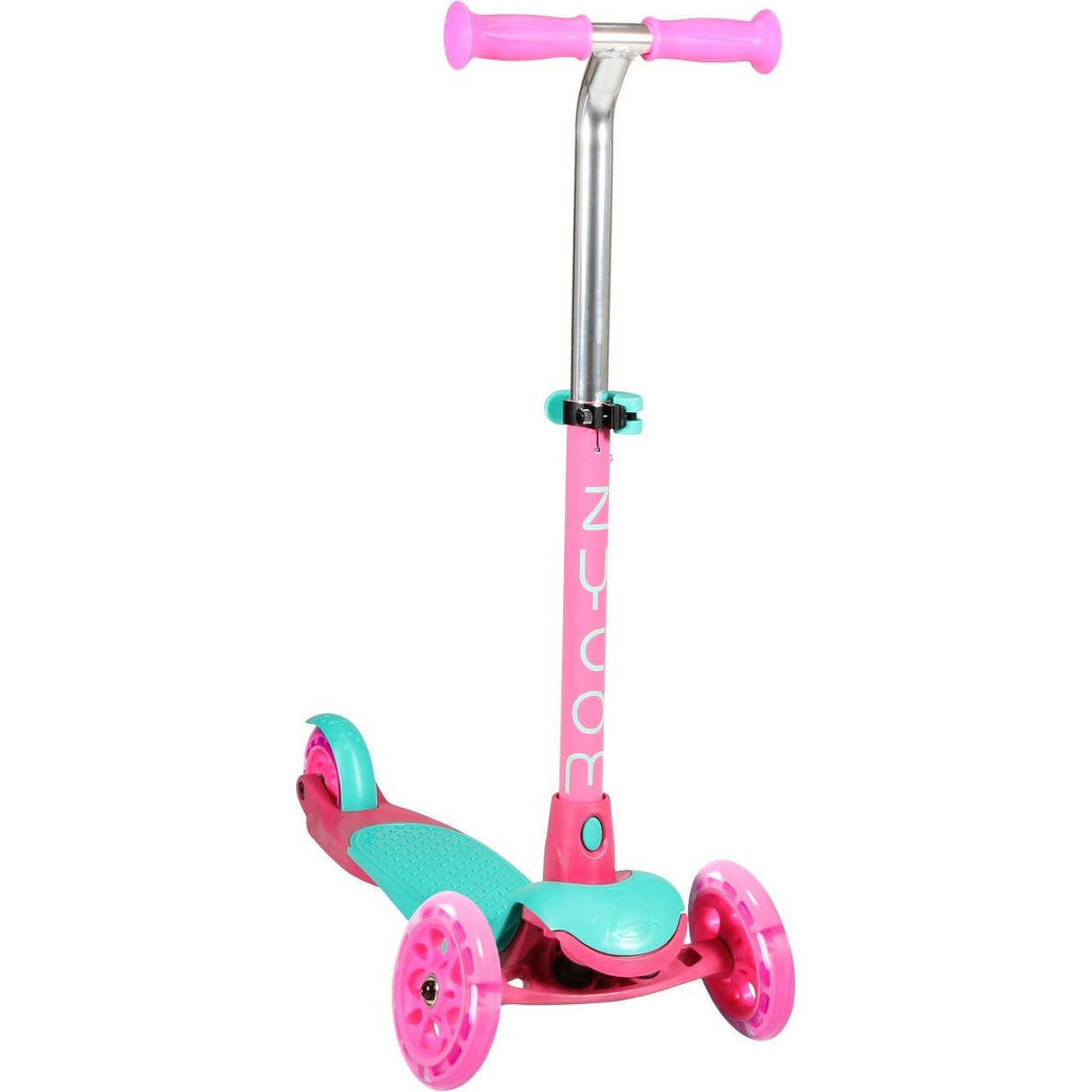 Zycom Zing Complete Scooter w/Light Up Wheels - Teal/Pink