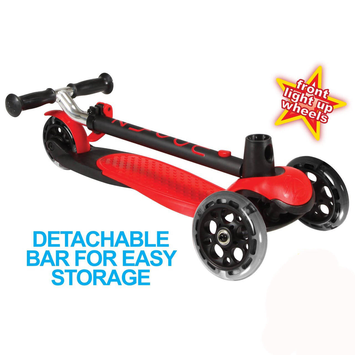 Zycom Zing Complete Scooter w/Light Up Wheels - Red/Black