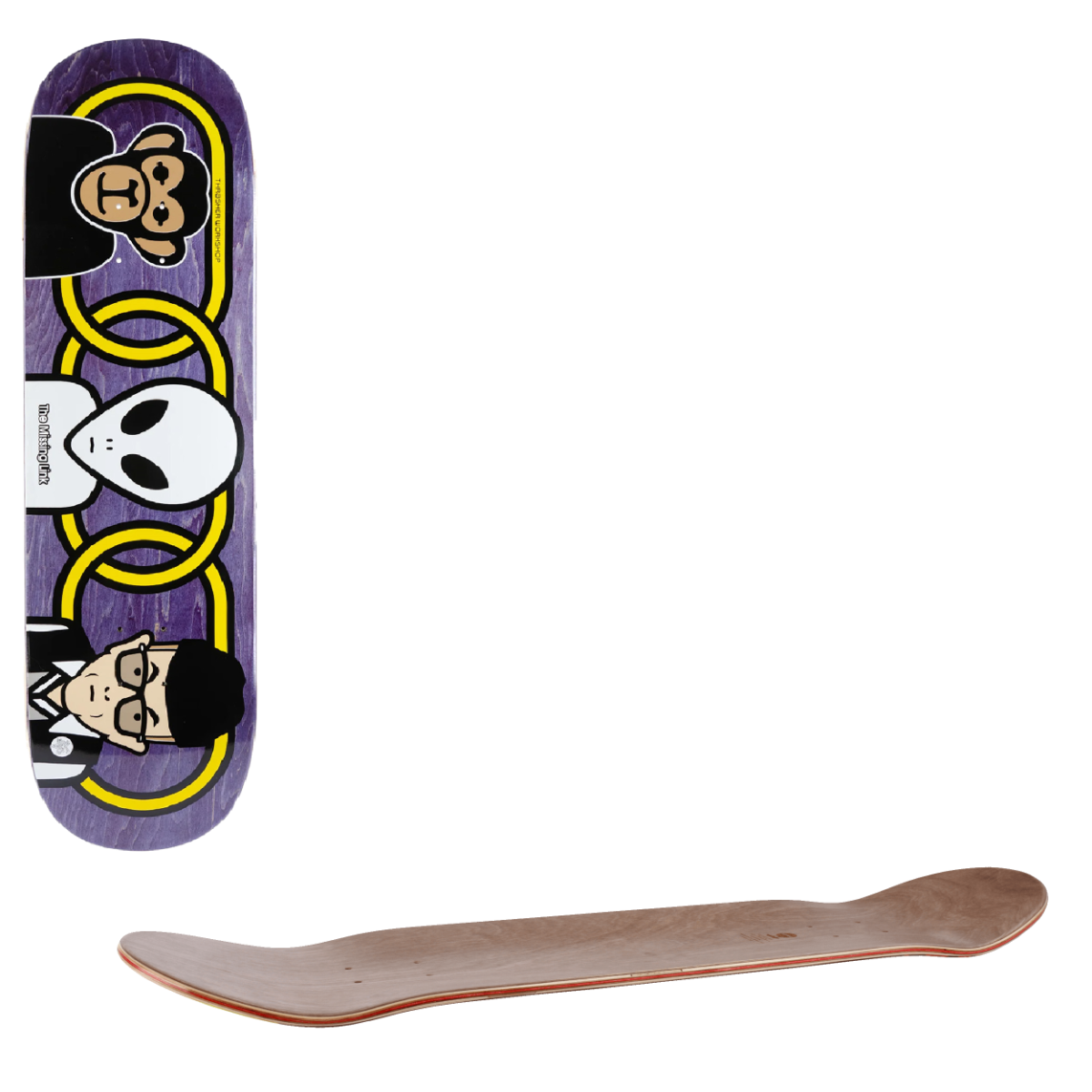 Alien Workshop x Thrasher Missing Link Skateboard Deck - Phelps 8.75"