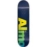 Almost Fall Off Logo Skateboard Deck - Blue 8.5''