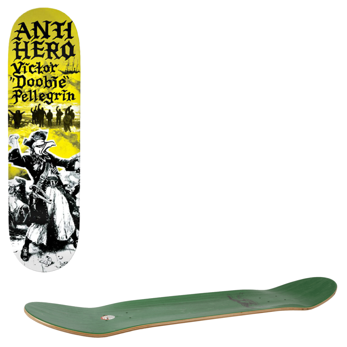 Anti Hero Wild Unknown Skateboard Deck - Doobie 8.75