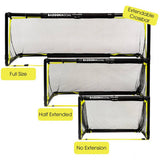 BazookaGoal EXP 200x75cm - Black/Yellow