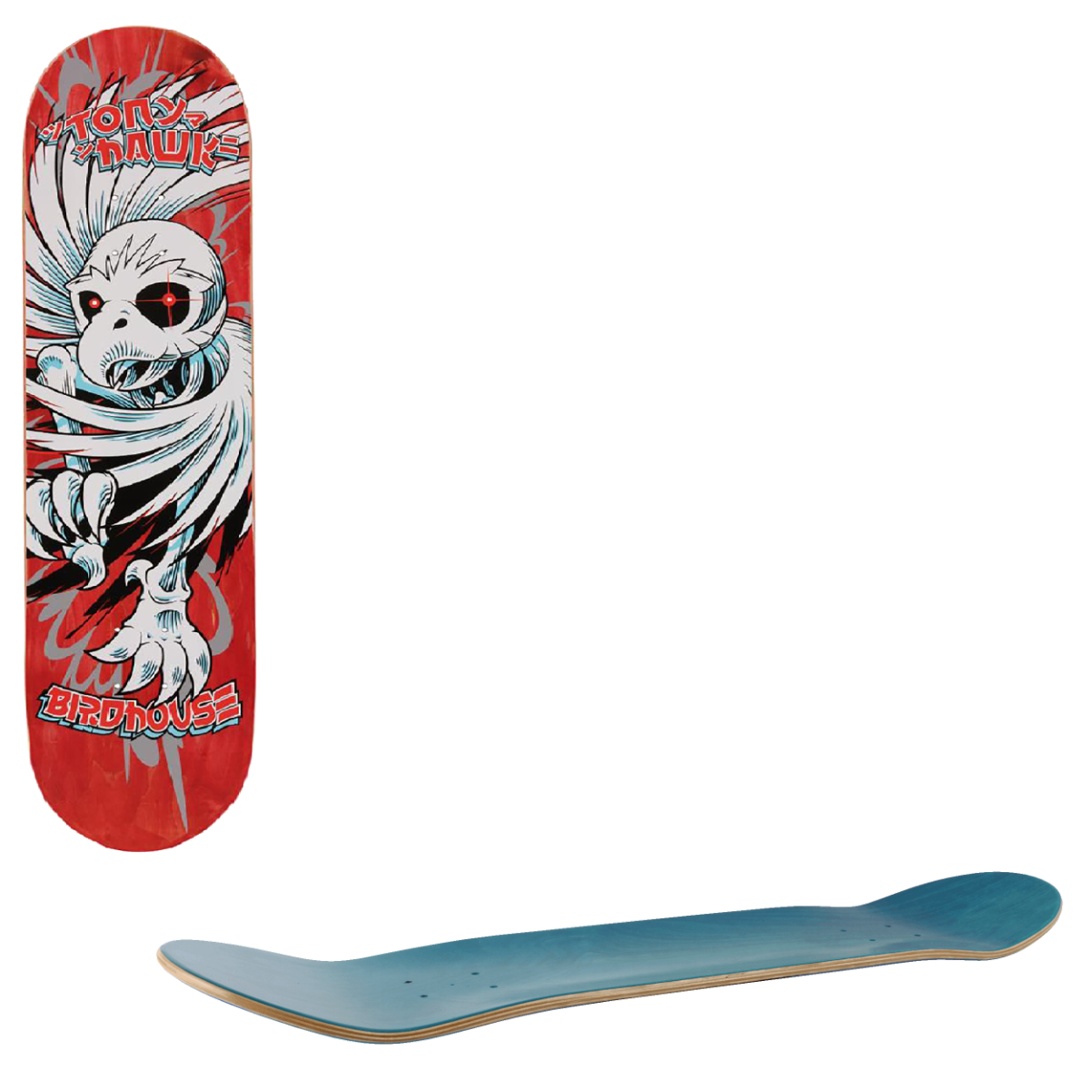 Birdhouse Pro Hawk Spiral Skateboard Deck 8"