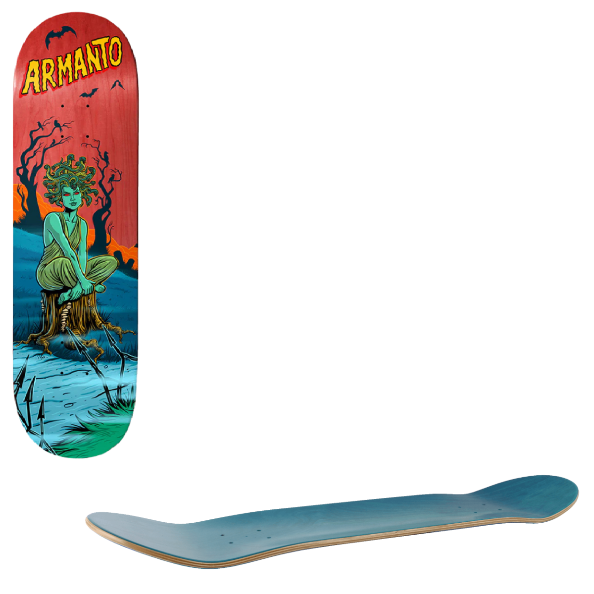 Birdhouse Graveyard Skateboard Deck - Armanto 8.25"