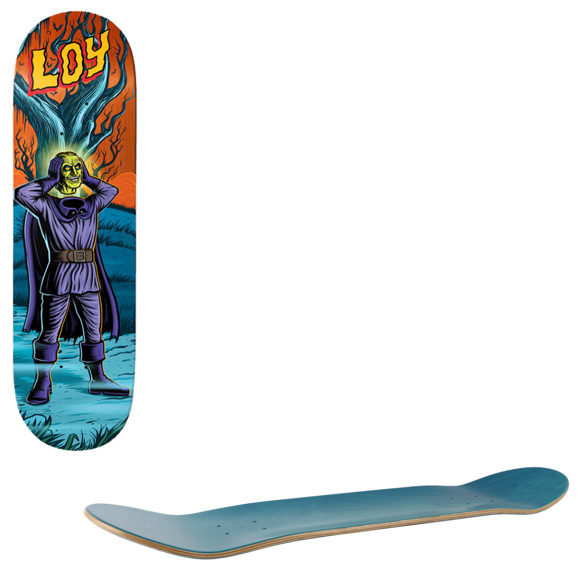 Birdhouse Graveyard Skateboard Deck - Loy 8.125"