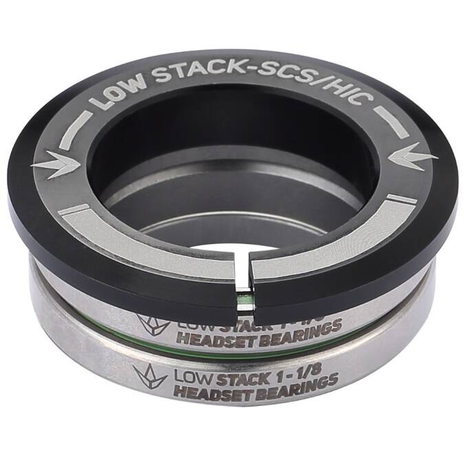 Blunt Low Stack SCS/HIC Integrated Scooter Headset - Black