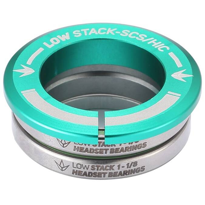 Blunt Low Stack SCS/HIC Integrated Scooter Headset - Teal
