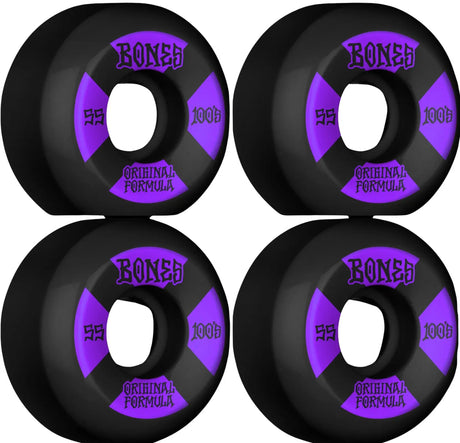 Bones 100's OG Formula V5 Skateboard Wheels 4-Pack