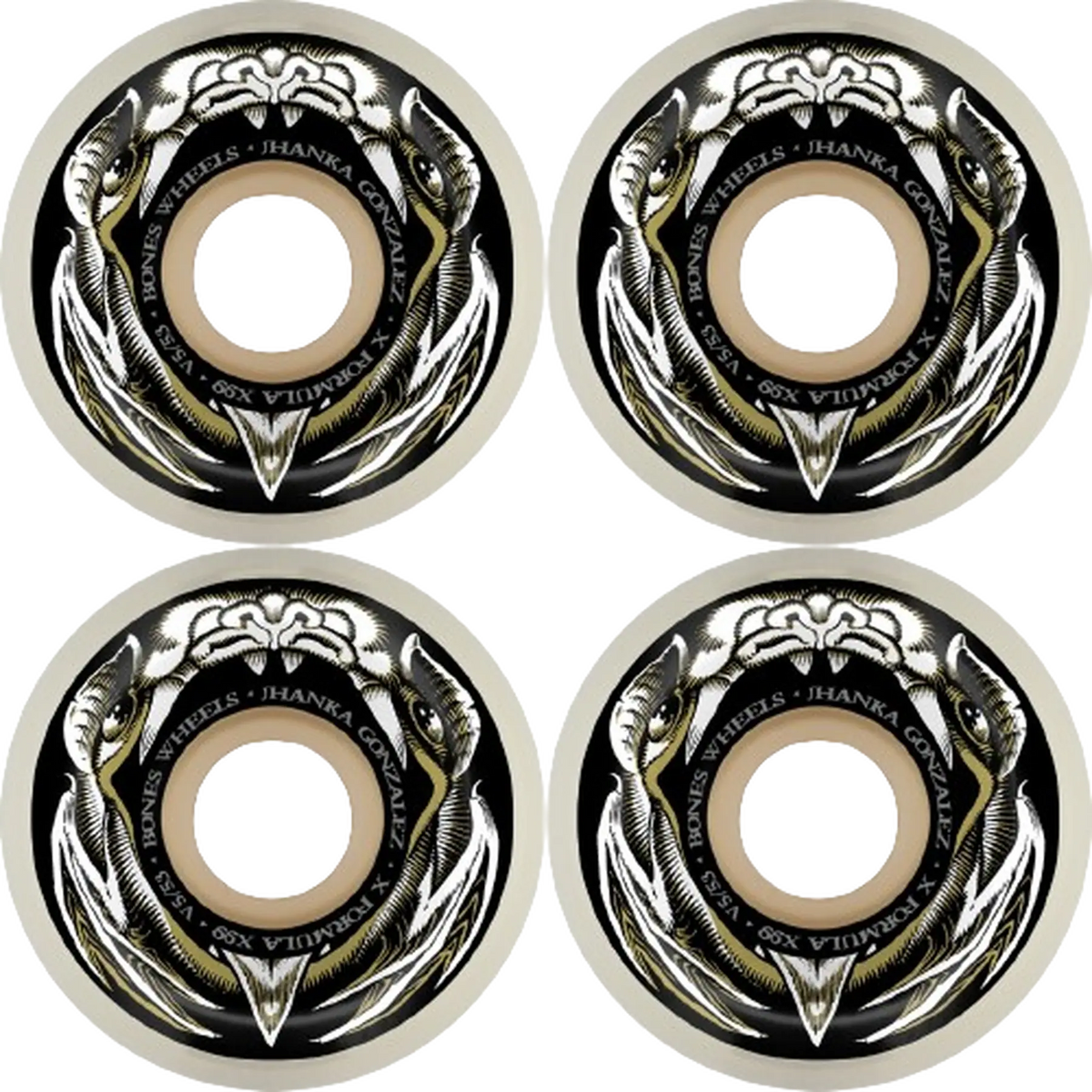 Bones Jhanka Gonzalez Skateboard Wheels 4-Pack
