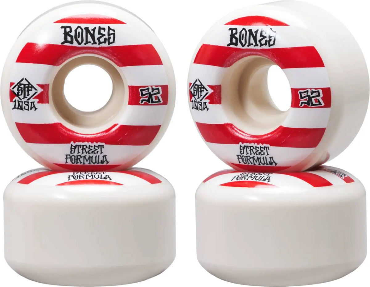 Bones STF V4 Wide Skateboard Wheels 4-Pack