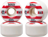 Bones STF V4 Wide Skateboard Wheels 4-Pack - Patterns 103a - 52mm