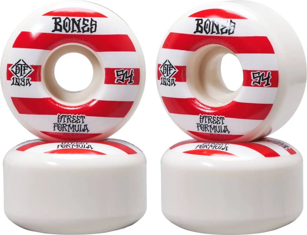 Bones STF V4 Wide Skateboard Wheels 4-Pack