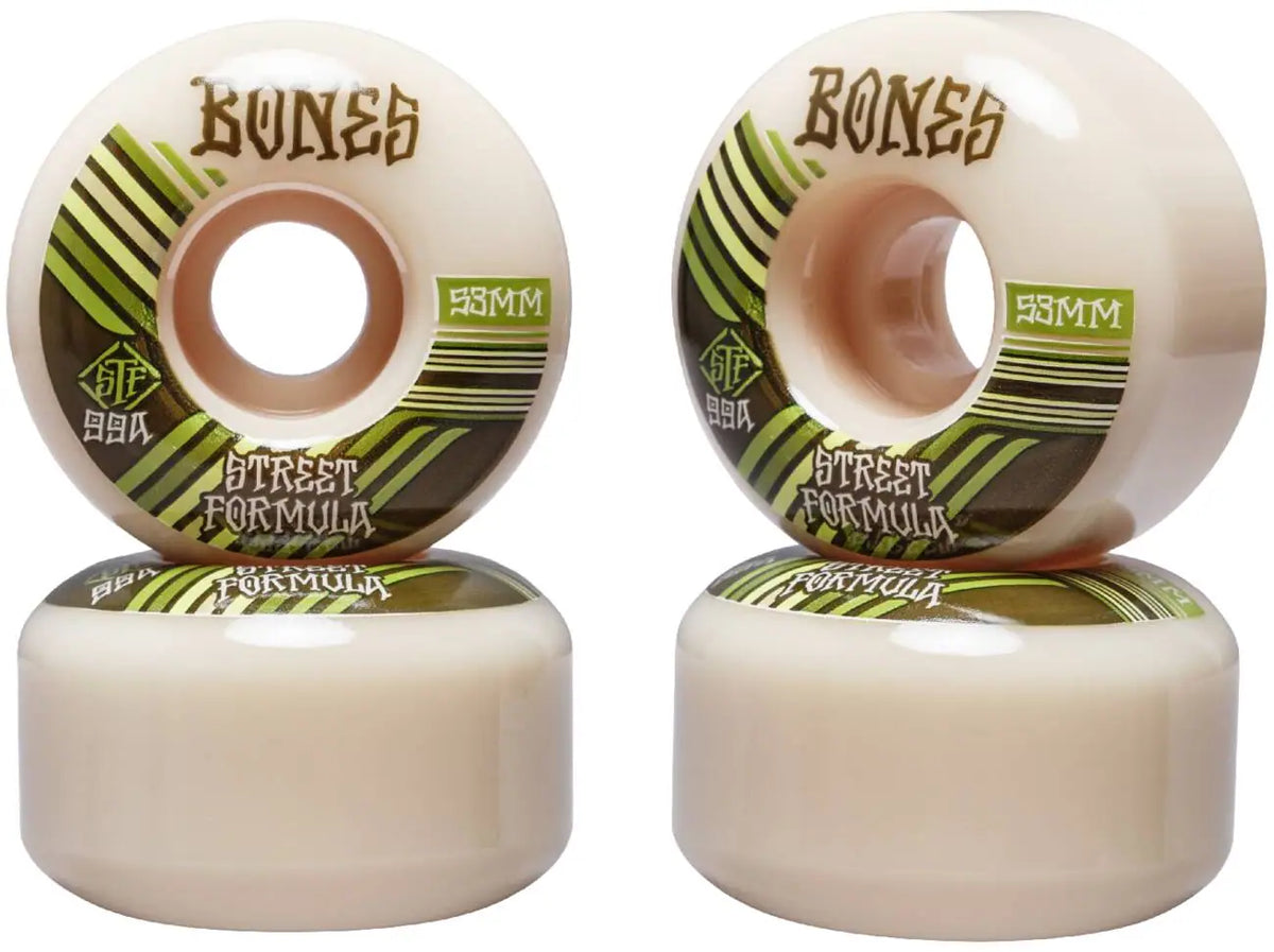 Bones STF V4 Wide Skateboard Wheels 4-Pack