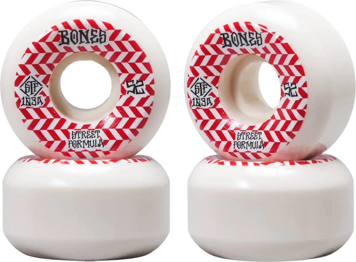 Bones STF V5 Sidecut Skateboard Wheels 4-Pack