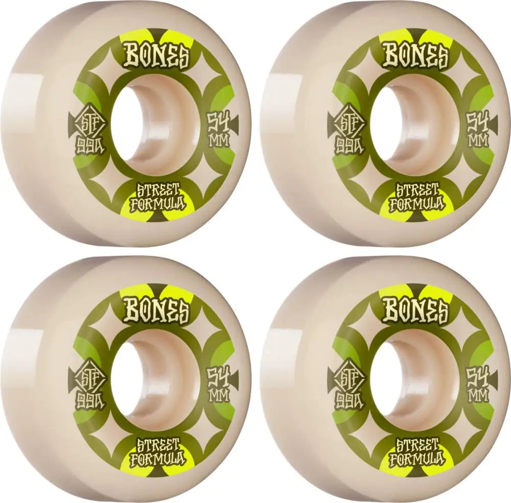 Bones STF V5 Sidecut Skateboard Wheels 4-Pack