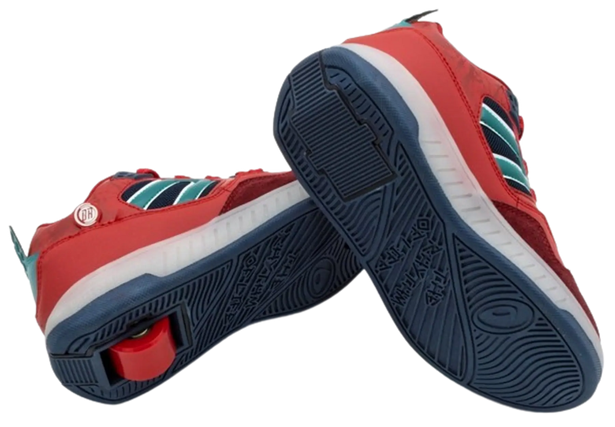 Breezy Red Light Beam Roller Shoes