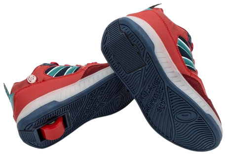 Breezy Red Light Beam Roller Shoes