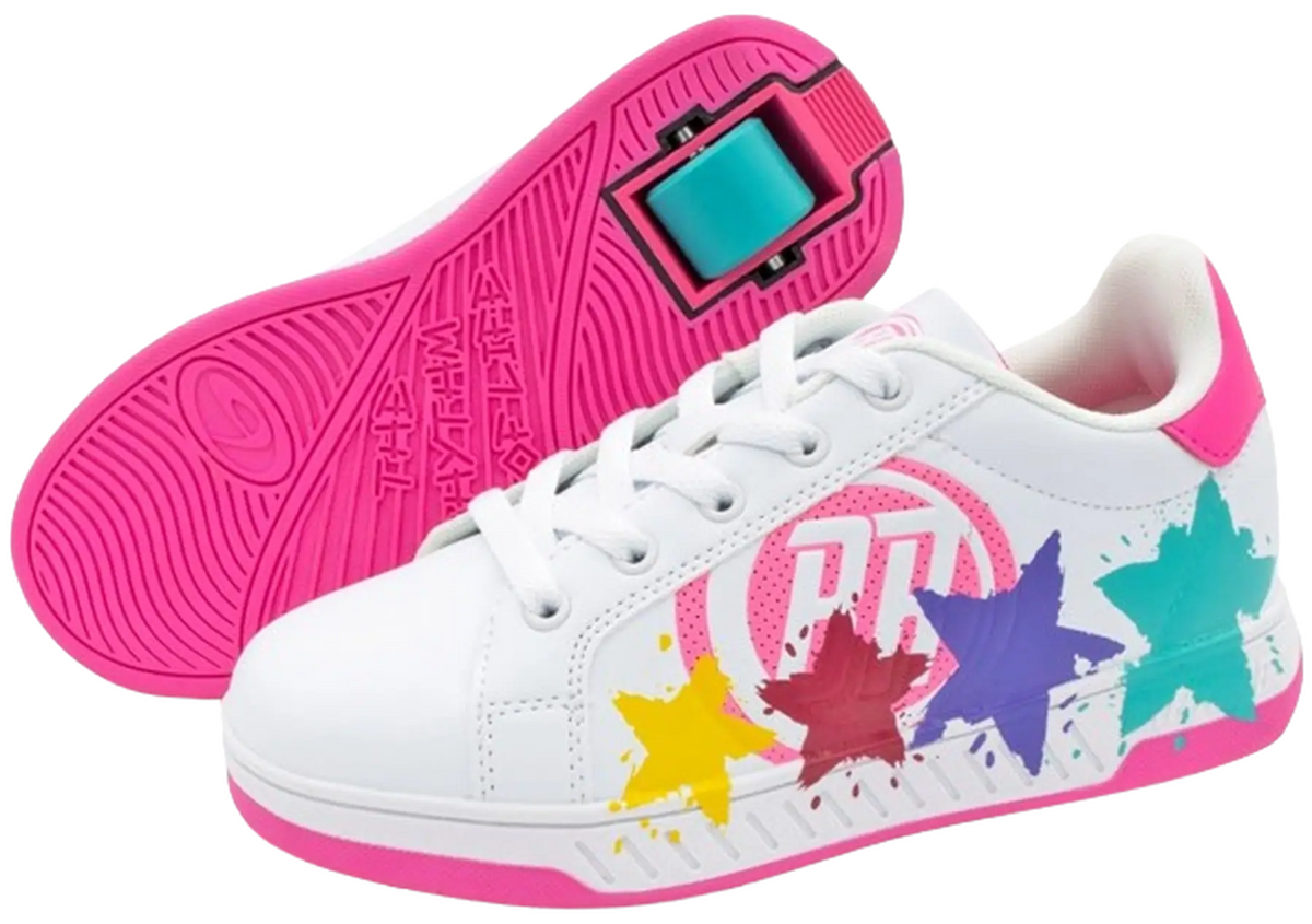 Breezy Star Splash Pink Roller Shoes